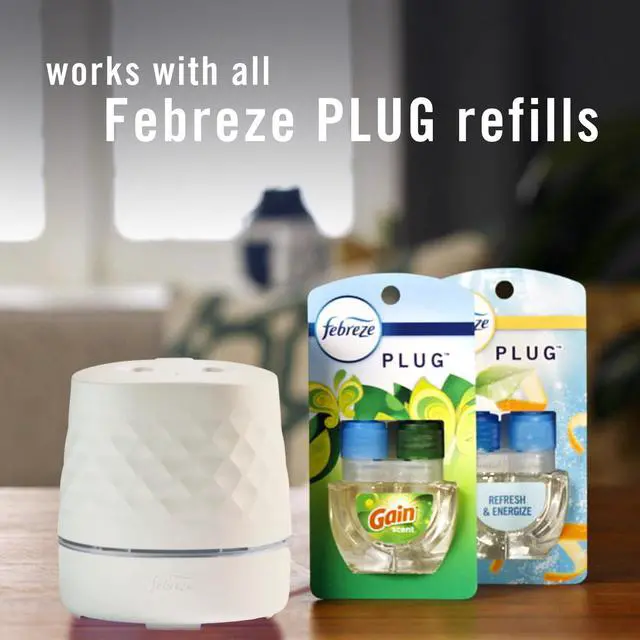 Alt view image 7 of 7 - Starter Kit, Oil Diffuser, Air Freshener Plug in, Continuous Scent Device + 1 Refresh & Energize Refill