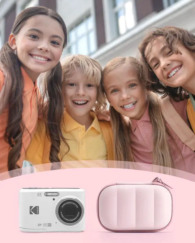 Alt view image 5 of 7 - Digital Camera Case for CAMKORY/KODAK PIXPRO with SD Card Storage, Pink