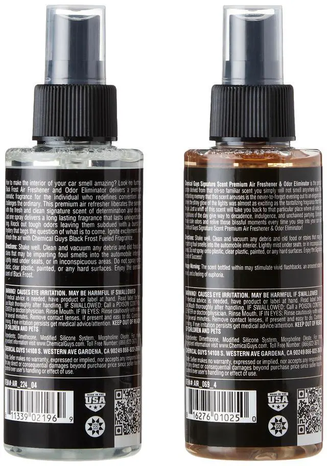 Alt view image 2 of 2 - AIR_302_04 Black Frost Scent and Signature Scent Combo Pack, Great for Cars, Trucks, SUVs, RVs, Home, Office & More (2-4 fl oz Items)