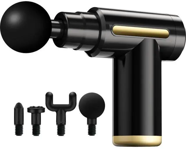 Main image of Massage Gun, Electric Massager, Suitable for Whole Body to Relieve Fatigue, Replaceable Massage Head Impact Massager, The Best Choice for Gift Giving (Black-720)