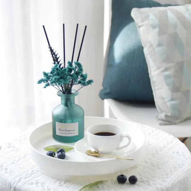 Alt view image 5 of 7 - Reed Diffuser Set,Scent Diffuser with Sticks, Home Fragrance, Reed Diffuser for Bathroom, Shelf Decor, 4.06oz Bellflower