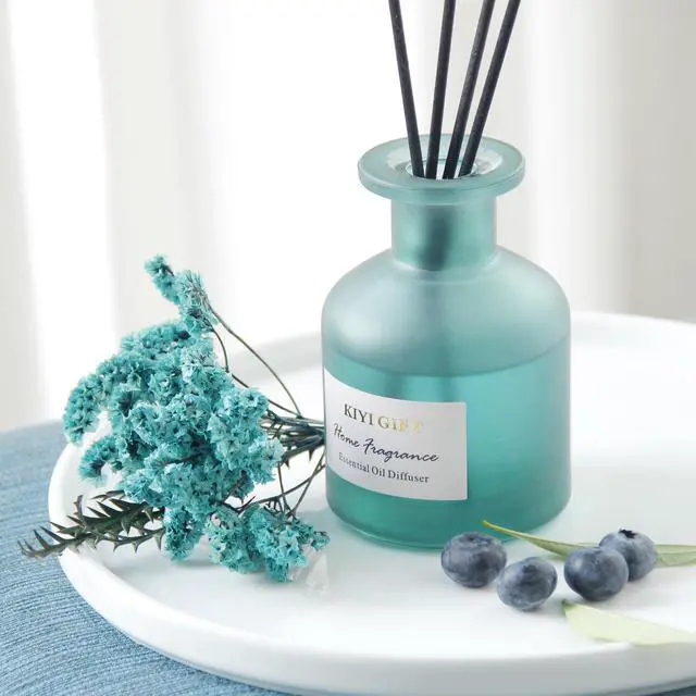 Alt view image 7 of 7 - Reed Diffuser Set,Scent Diffuser with Sticks, Home Fragrance, Reed Diffuser for Bathroom, Shelf Decor, 4.06oz Bellflower