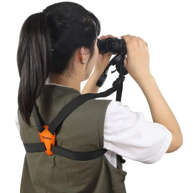 Alt view image 6 of 7 - Universal Binoculars Harness Strap - Quick Release, One Size Fits All, Perfect Partner for Binoculars, Cameras and Rangefinders