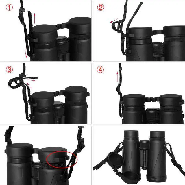 Alt view image 7 of 7 - Universal Binoculars Harness Strap - Quick Release, One Size Fits All, Perfect Partner for Binoculars, Cameras and Rangefinders