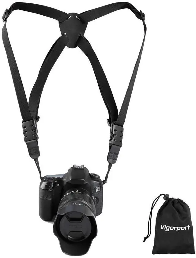 Main image of Camera Strap, Cross Shoulder Straps, Quick Release Chest Harness