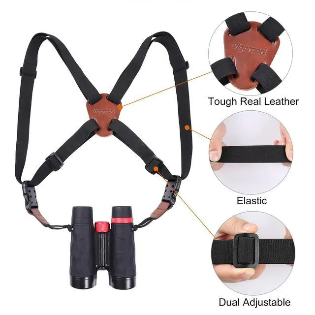 Alt view image 3 of 7 - Camera Strap, Cross Shoulder Straps, Quick Release Chest Harness