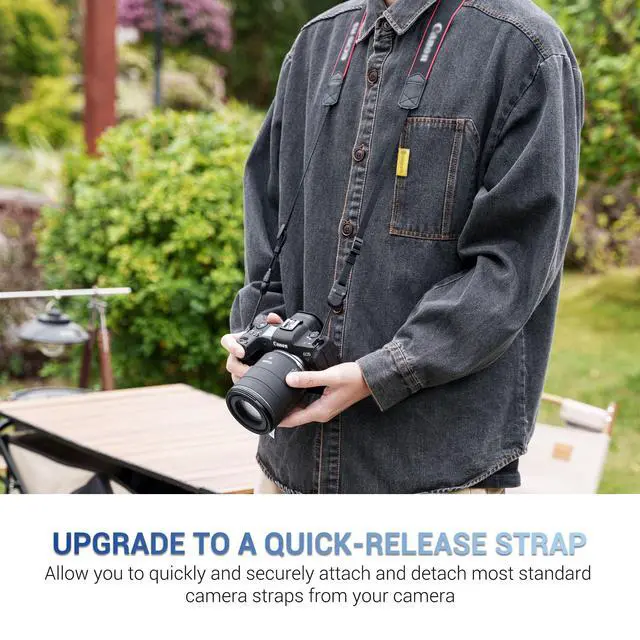 Alt view image 2 of 7 - 2Pack Universal Camera Strap Quick Release Buckle, Durable & Scratch-proof Neck Strap Quick Release Loop Connector for Canon Nikon Sony Fujifilm Olympus DSLR Mirrorless Camera