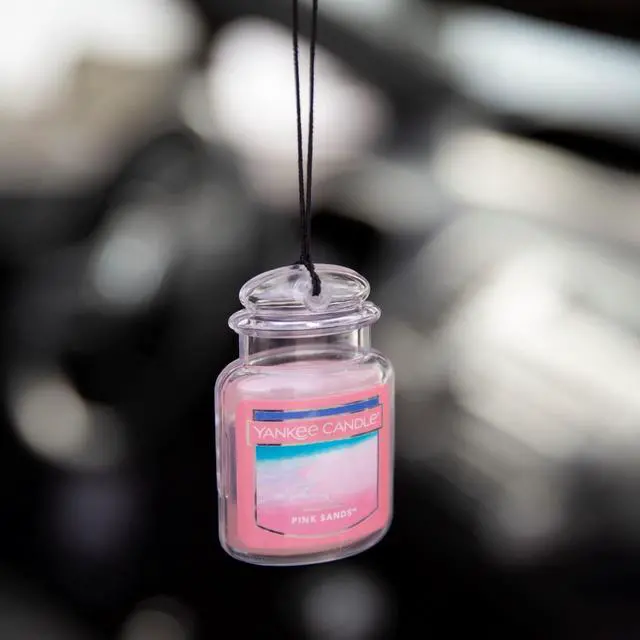 Alt view image 4 of 4 - Hanging Car Jar Ultimate 3-Pack Air Fresheners Neutralizes Odors Up to 30 Days Includes: Beach Walk Pink Sands and Sun and Sand (Pack of 3)