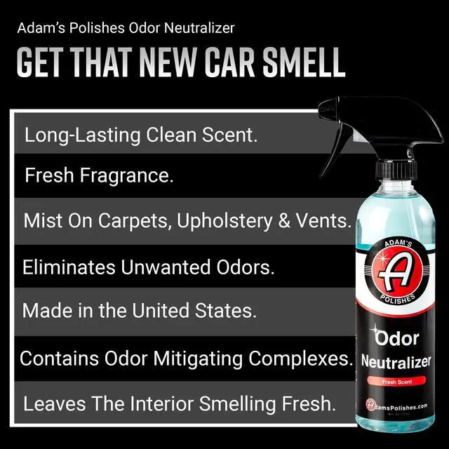 Alt view image 2 of 7 - Odor Neutralizer (Fresh Scent, 16oz) - Car Air Freshener Spray That Eliminates Harmful Odors from Car Interior Accessories, Leather, Carpet, Upholstery & Pet Odors