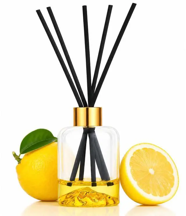 Main image of Reed Diffuser Set, Lemon Verbena Oil Diffusers 5.07 fl oz Scented Diffuser with Sticks Home Fragrance Reed Diffuser for Bathroom Shelf Decor