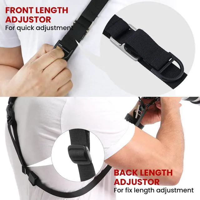 Alt view image 4 of 6 - Rapid Camera Neck Strap with Quick Release and Safety Tether