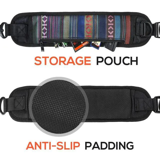 Alt view image 3 of 6 - Camera Neck Strap with Quick Release and Safety Tether