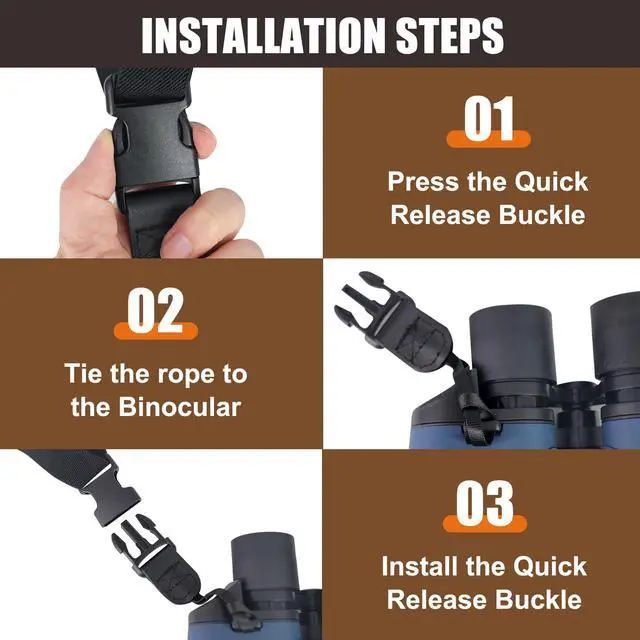 Alt view image 4 of 7 - Binocular Harness Strap, X-shaped Adjustable Bino Chest Strap