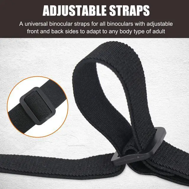 Alt view image 7 of 7 - Binocular Harness Strap, X-shaped Adjustable Bino Chest Strap