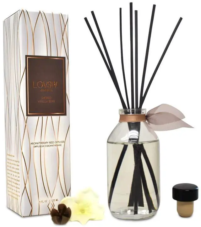 Main image of Reed Diffuser Set - Smoked Vanilla Scented Diffuser with Sticks
