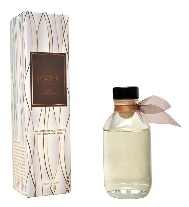 Alt view image 4 of 7 - Reed Diffuser Set - Smoked Vanilla Scented Diffuser with Sticks