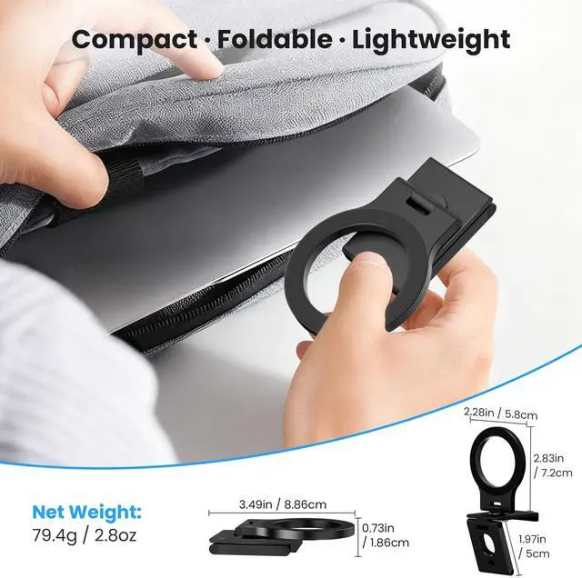 Alt view image 4 of 7 - 360° Continuity Camera iPhone Webcam Mount for iMac&Desktop Monitor