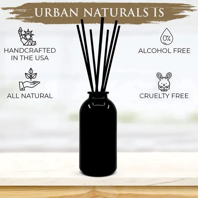 Alt view image 3 of 7 - Reed Diffuser Set, Smoked Vanilla - Bathroom Shelf Décor