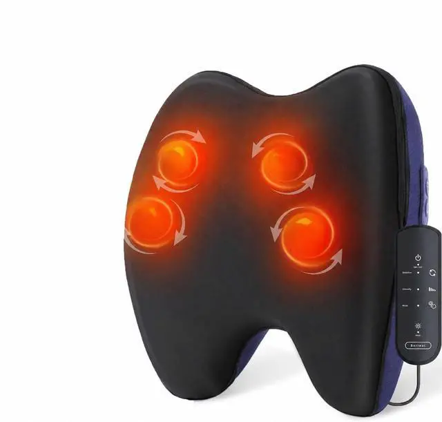 Main image of Shiatsu Neck and Back Massager with Heat, Neck and Shoulder Massagers, Deep Tissue Kneading Massage Pillow for Lower Back, Shoulder, Leg Muscle Pain Relief, Relax Christmas Gift for Woman Man Dad Mom