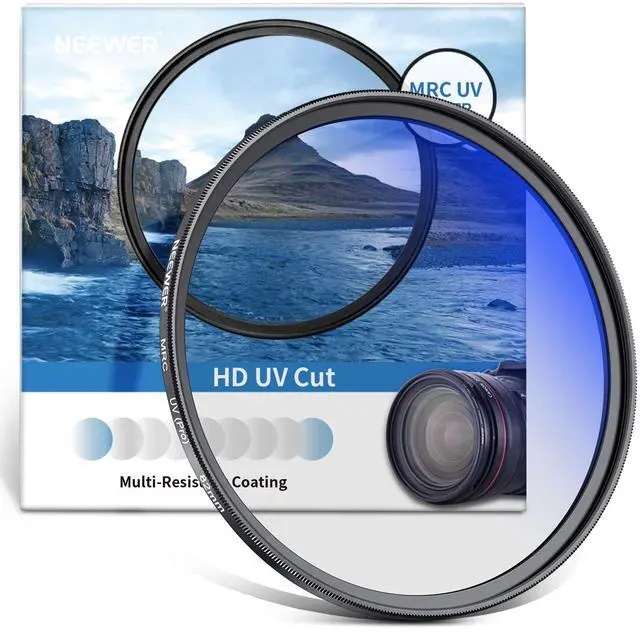 Main image of 82mm MRC UV Protection Filter 30 Layers Nano Multi-Resistant Coatings/HD Optical Glass/Water Repellent/Scratch Resistant/Aluminum Alloy Ultra Thin Frame/Ultraviolet Filter