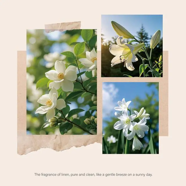 Alt view image 2 of 7 - Reed Diffusers Set, 7.10 oz Flower Scented Diffuser with 7 Sticks, Long Lasting Home Fragrance for 120 Days, Perfect for Bathroom, Shelf Decor, Air Fresheners