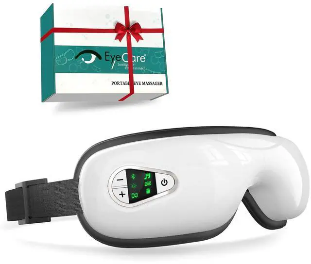 Main image of Eye Massager with Heat and Music. Heated Eye Massage for Migraines.Father's Day Birthday Gifts for Mom Dad Women Men Her Him.Eye Mask Massage.Face Massager Mask