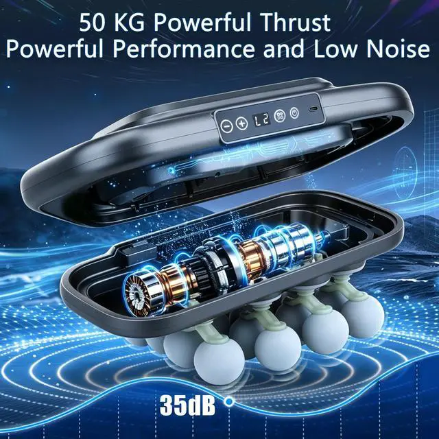 Alt view image 4 of 7 - 16 Head Massage Gun Deep Tissue, Back Massager for Pain Relief Deep Tissue