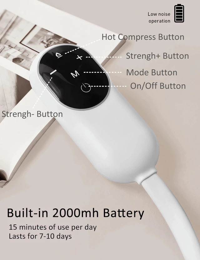 Alt view image 4 of 6 - Head Massager with Heat, Scalp and Eye Massager for Relaxation