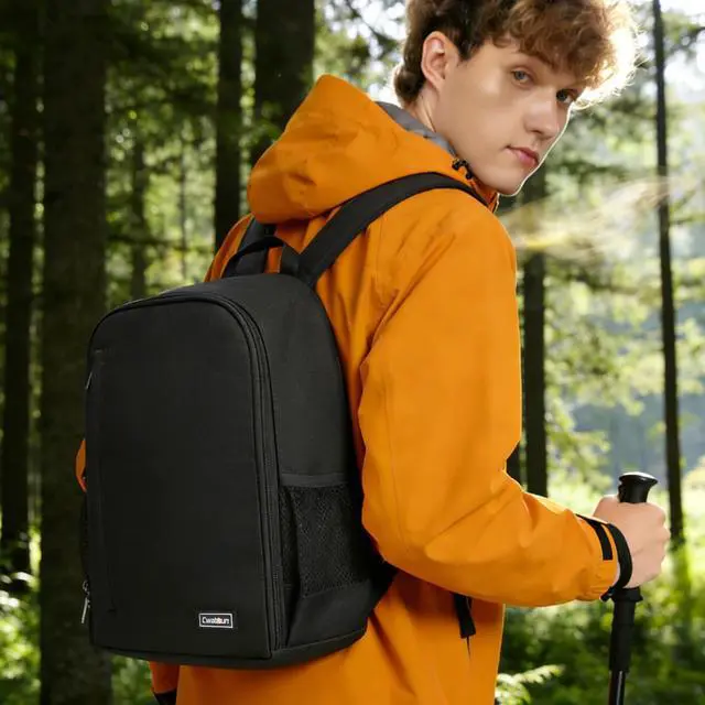 Alt view image 6 of 7 - Camera Backpack Bag Water-resistant DSLR SLR for Canon/Nikon/Sony