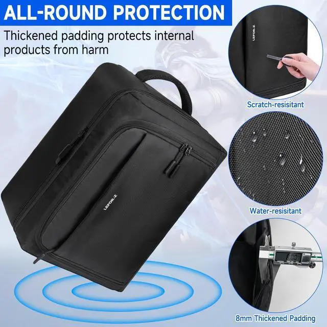 Alt view image 6 of 7 - Gaming Travel Backpack Bag Compatible with PS5/PS5 Pro/PS5 Slim/PS4