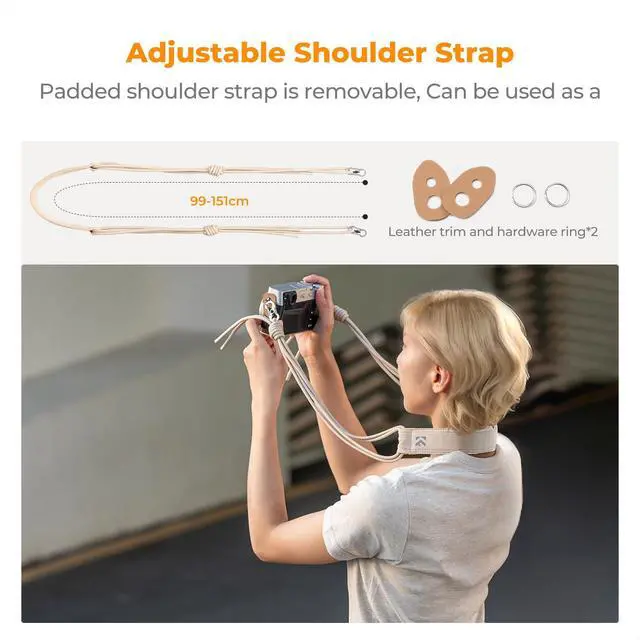 Alt view image 5 of 7 - Camera Sling Bag Small Compact Case