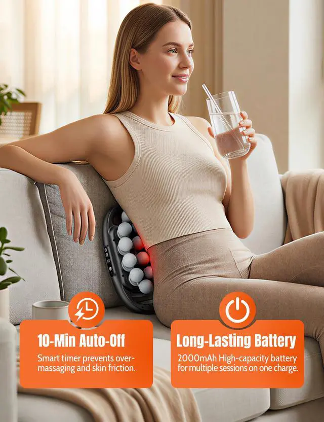 Alt view image 6 of 7 - 20-Head Massage Gun Deep Tissue, Percussion Muscle Massager Gun