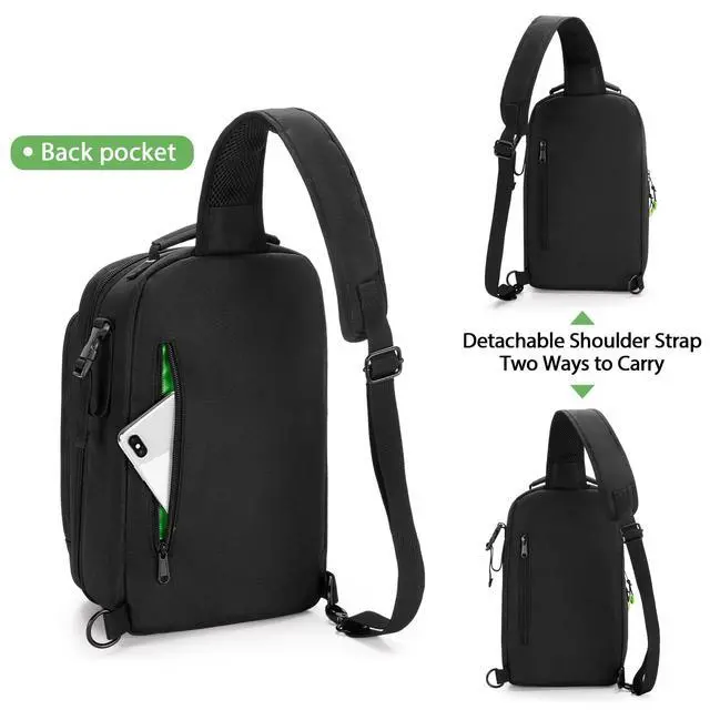 Alt view image 4 of 7 - Sling Carrying Case Compatible with Xbox Series S Game Console