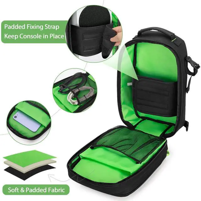 Alt view image 2 of 7 - Sling Carrying Case Compatible with Xbox Series S Game Console