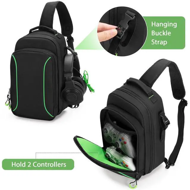 Alt view image 3 of 7 - Sling Carrying Case Compatible with Xbox Series S Game Console
