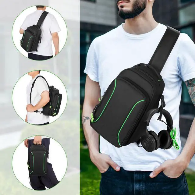 Alt view image 5 of 7 - Sling Carrying Case Compatible with Xbox Series S Game Console