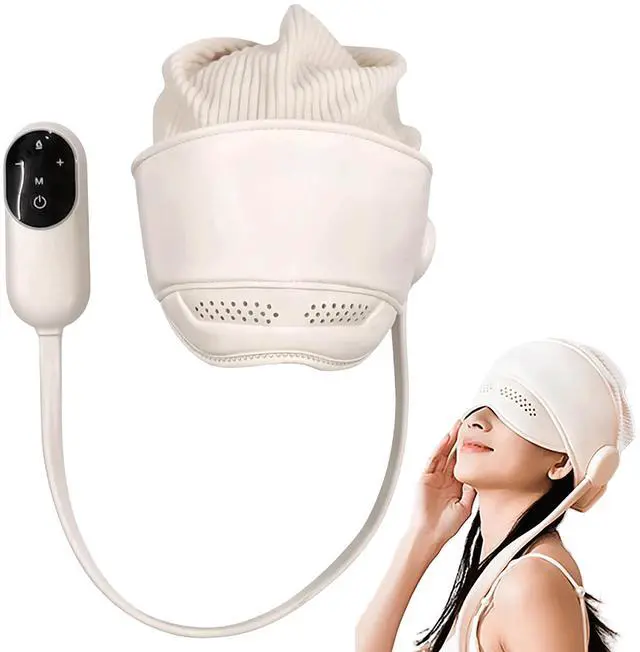 Main image of Head Massager for Headaches with Cap, Electric Migraine Relief Cap Massager, Eye & Head Massagers with 6 Airbags and 3 Heat Modes, Stress Relief, Relaxation