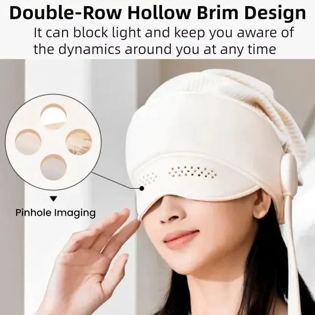 Alt view image 6 of 7 - Head Massager for Headaches with Cap, Electric Migraine Relief Cap Massager, Eye & Head Massagers with 6 Airbags and 3 Heat Modes, Stress Relief, Relaxation
