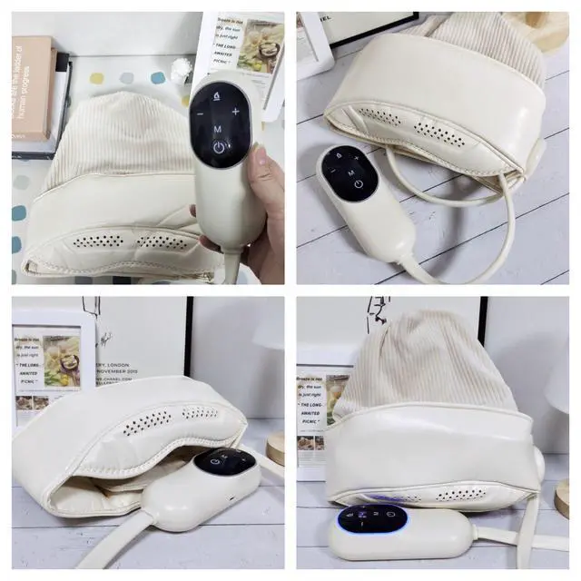 Alt view image 7 of 7 - Head Massager for Headaches with Cap, Electric Migraine Relief Cap Massager, Eye & Head Massagers with 6 Airbags and 3 Heat Modes, Stress Relief, Relaxation