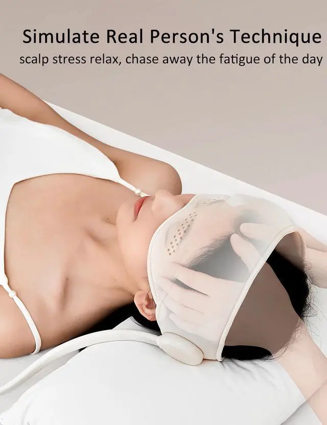 Alt view image 3 of 6 - Electric Head Massager for Headaches, Eye Massager with Heat