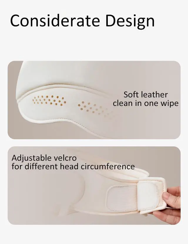 Alt view image 6 of 6 - Electric Head Massager for Headaches, Eye Massager with Heat