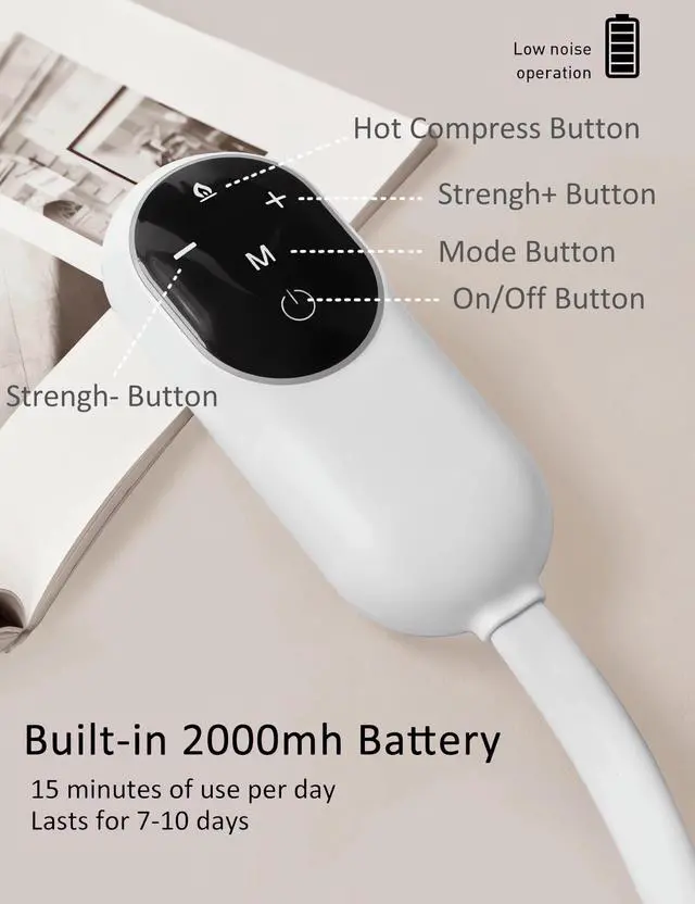 Alt view image 4 of 6 - Electric Head Massager for Headaches, Eye Massager with Heat