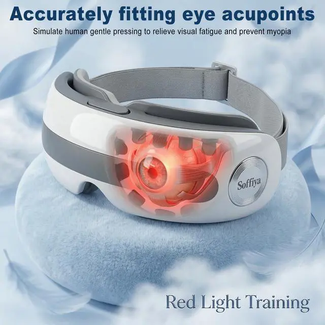 Alt view image 2 of 7 - Eye Massager with Steam & Vibration for Eye Strain & Dryness Relief Steam, Vibration, Eye Strain Relief, Dryness Relief