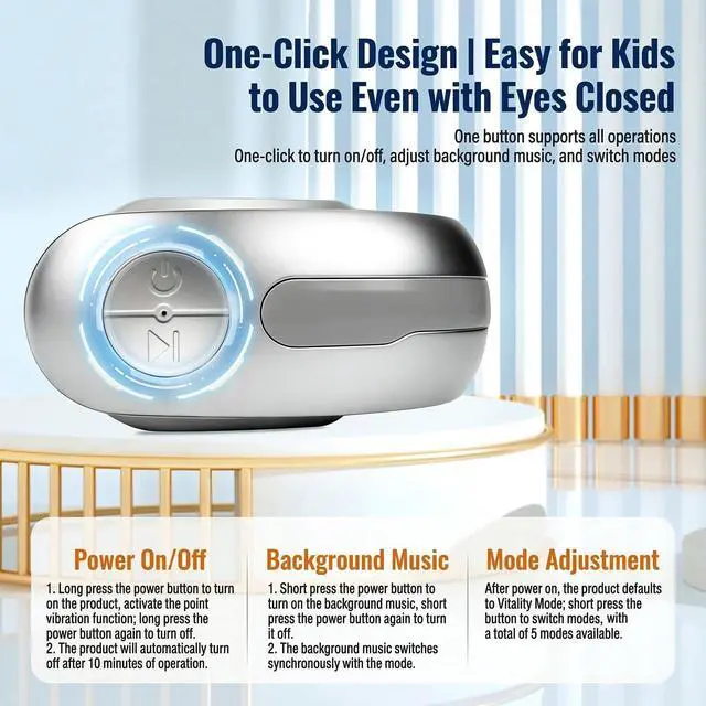 Alt view image 7 of 7 - Eye Massager with Steam & Vibration for Eye Strain & Dryness Relief Steam, Vibration, Eye Strain Relief, Dryness Relief