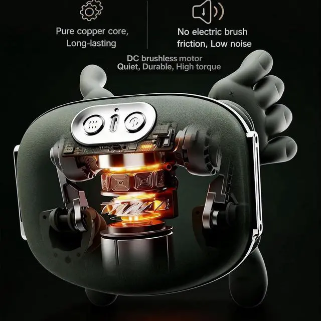 Alt view image 5 of 7 - Neck Massager with Heat for Pain Relief deep Tissue, Bionic Heated Massager with Fingers, 4D Kneading Massage, 2026 Upgraded Simulates a Real Palm Massage for Comfort, Relax Muscle Tension