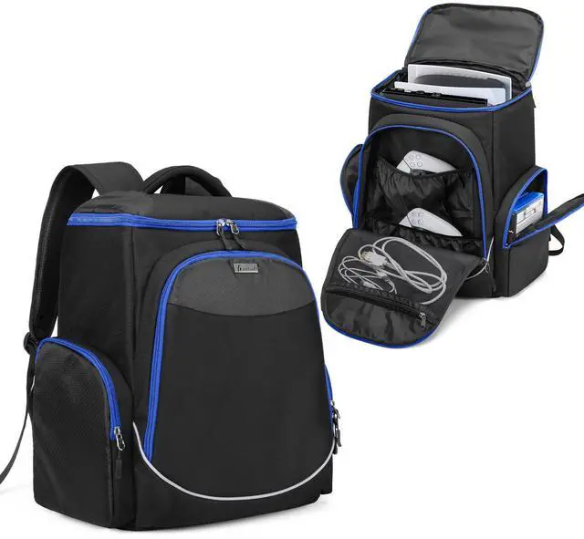 Main image of Gaming Console Backpack Travel Bag Compatible with PS5/PS4/Xbox One