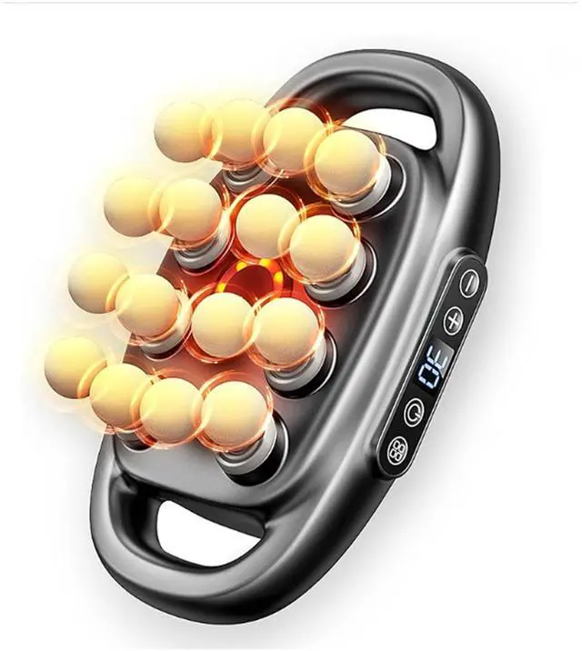 Main image of 16-Head Deep Tissue Massage Gun Professional Percussion Massager with 30 Intensities & Quiet Motor | Portable Muscle Massager for Pain Relief, Neck, Back, Shoulders & Legs (Black)