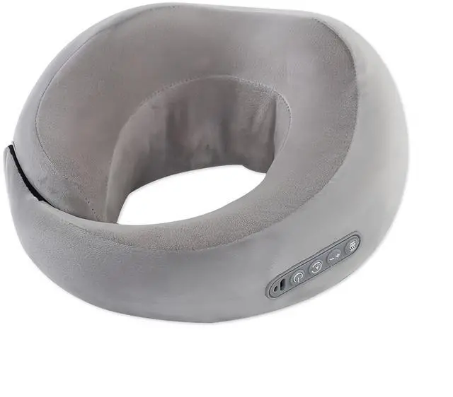 Main image of Neck Massager with Heat - Deep Tissue Neck Pain Relief U-Shape Design Electric Massager Pillow for Travel Office Home Shiatsu Neck Massager Gifts for Men Women Dad Mom, Grey