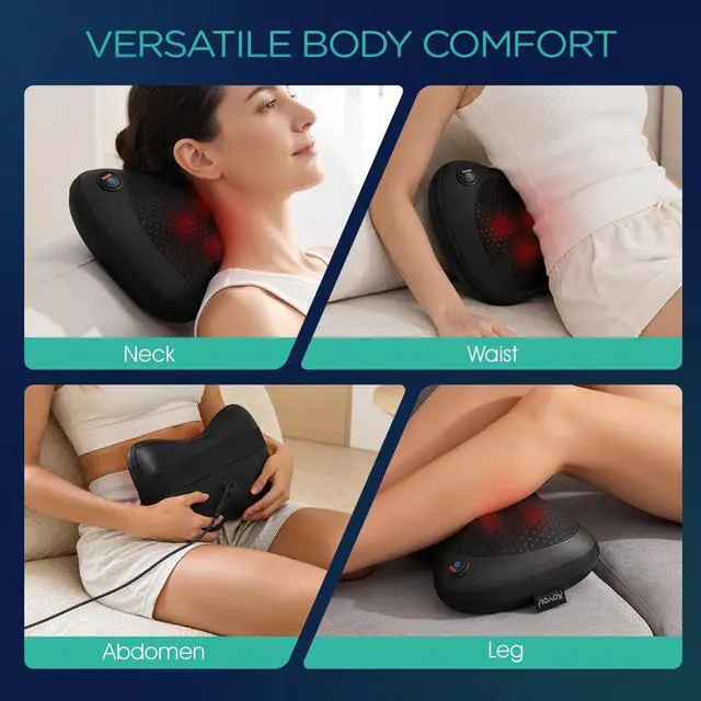 Alt view image 4 of 7 - Shiatsu Neck and Back Massager with Heat for Home, Car, Office