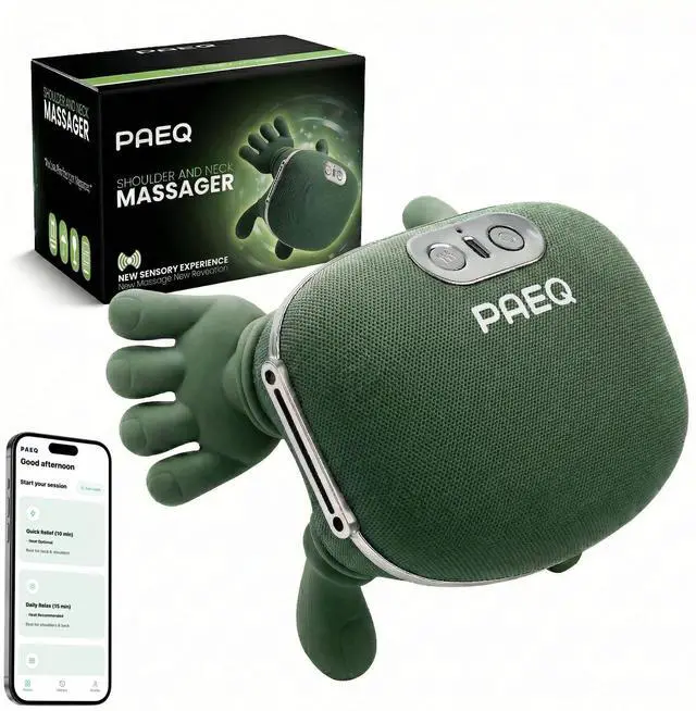 Main image of Neck Massager with Heat for Pain Relief N7 Pro Cordless Shiatsu Massager Gift Set with Carry Case & Eye Mask, Lightweight & Quiet, 4 Kneading Nodes, for Neck, Shoulder, Back & Legs